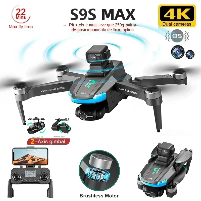 NEW S9S MAX MINI Drone 4K 2-Ax - Drone Camera 4K incelemesi ve fiyatı