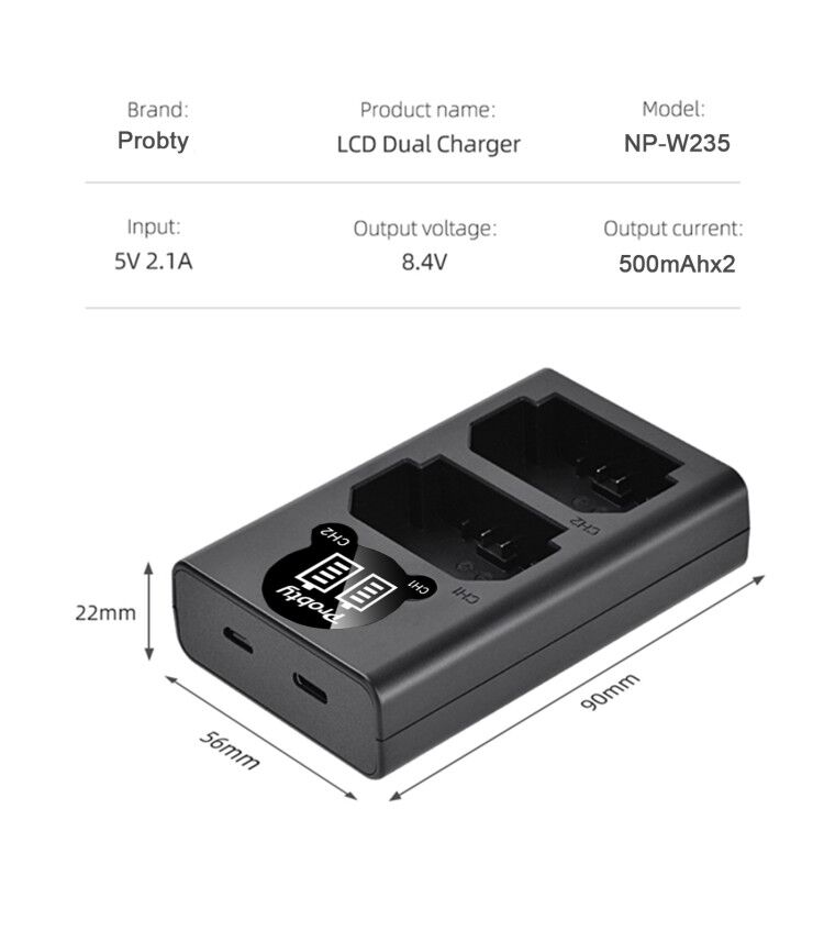 2200mAh NP-W235 NP W235 Batter - Drone Camera Action incelemesi ve fiyatı