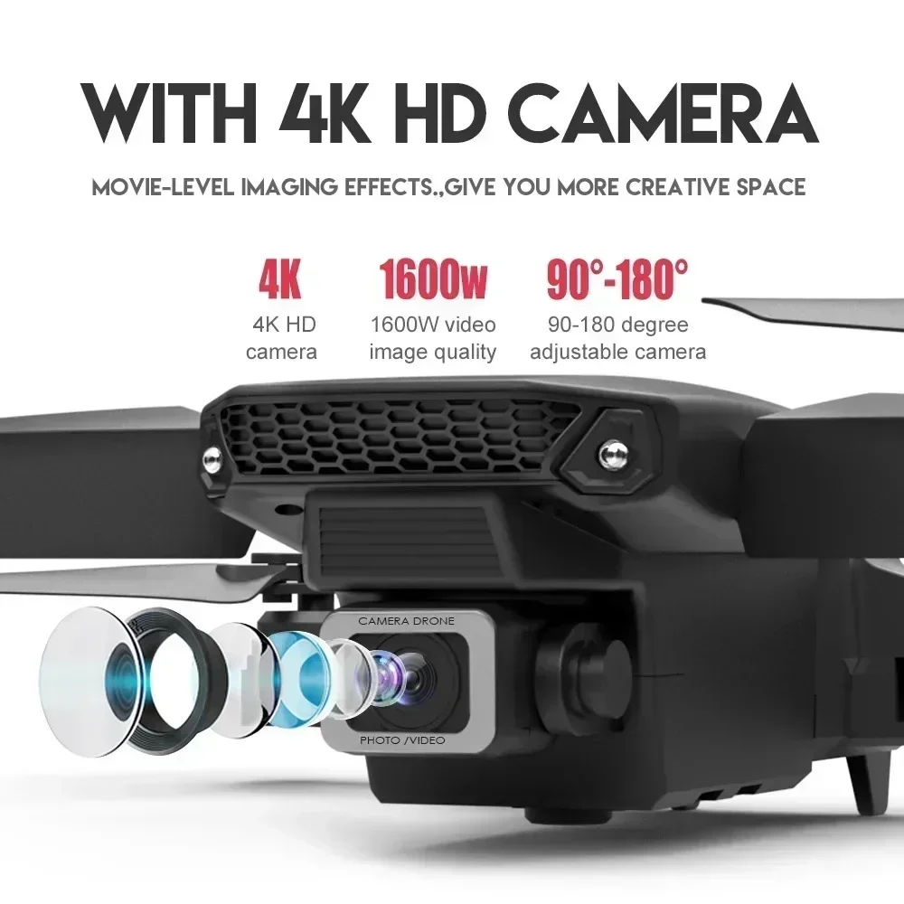 E88 Pro WIFI FPV Drone Wide An - Drone Camera 4K incelemesi ve fiyatı