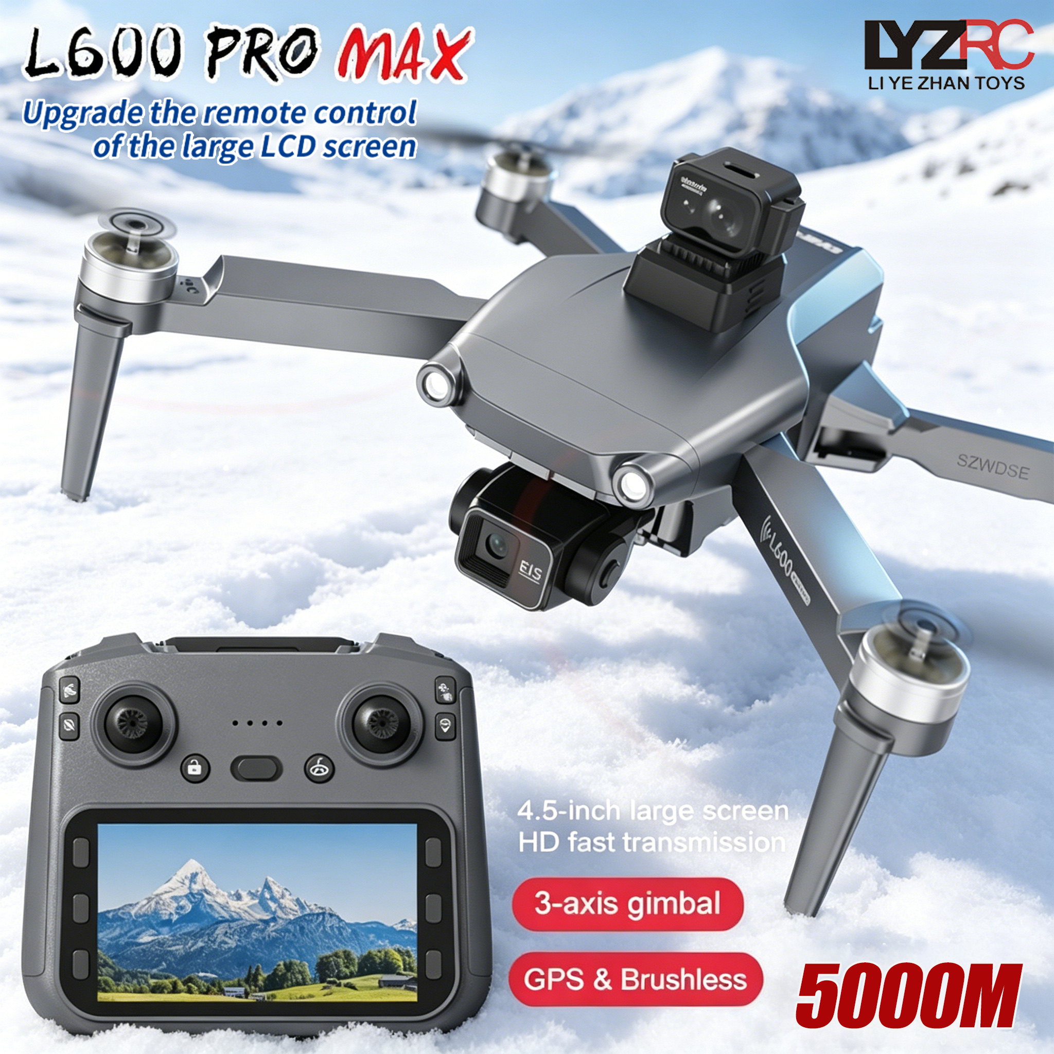 L600 MAX GPS Drone Professiona - Drone Camera With Gimbal incelemesi ve fiyatı