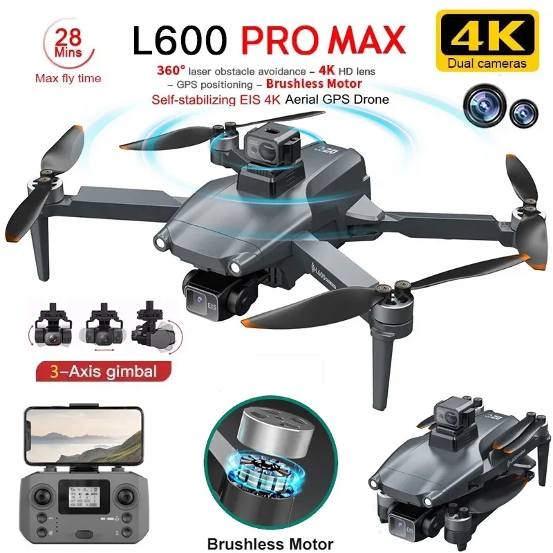 L600 PRO MAX GPS Drone Profess - Drone Camera With Gimbal incelemesi ve fiyatı