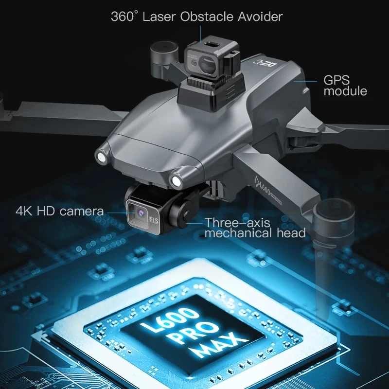 L600 PRO MAX GPS Drone Profess - Drone Camera With Gimbal incelemesi ve fiyatı