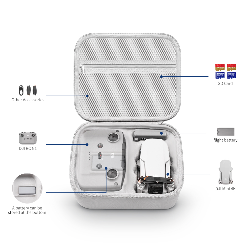 XFJI Storage Bag Protective Ca - Drone Camera Case incelemesi ve fiyatı