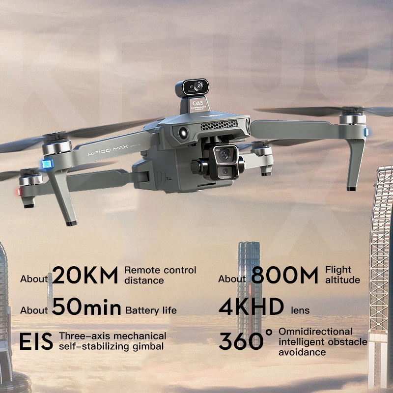 SJRC KF100 MAX 8K UHD Photo HD - Drone Camera Professional incelemesi ve fiyatı