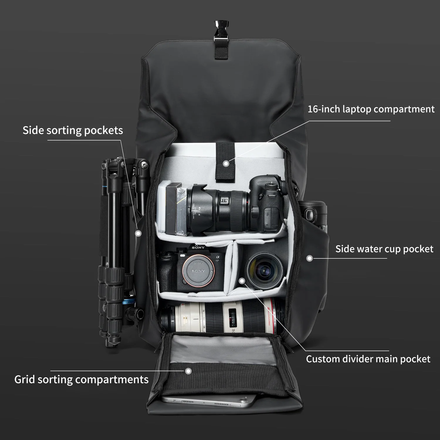 Photography backpack DSLR came - Drone Camera Waterproof incelemesi ve fiyatı