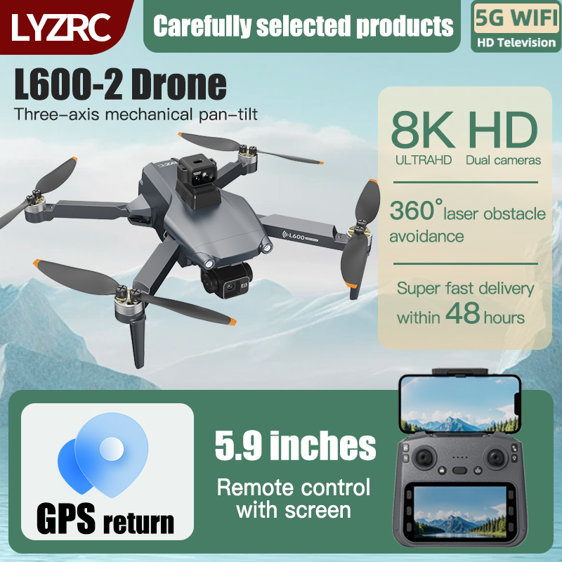 LYZRC L600-2 MAX GPS Drone 3-A - Drone Camera Thermal incelemesi ve fiyatı