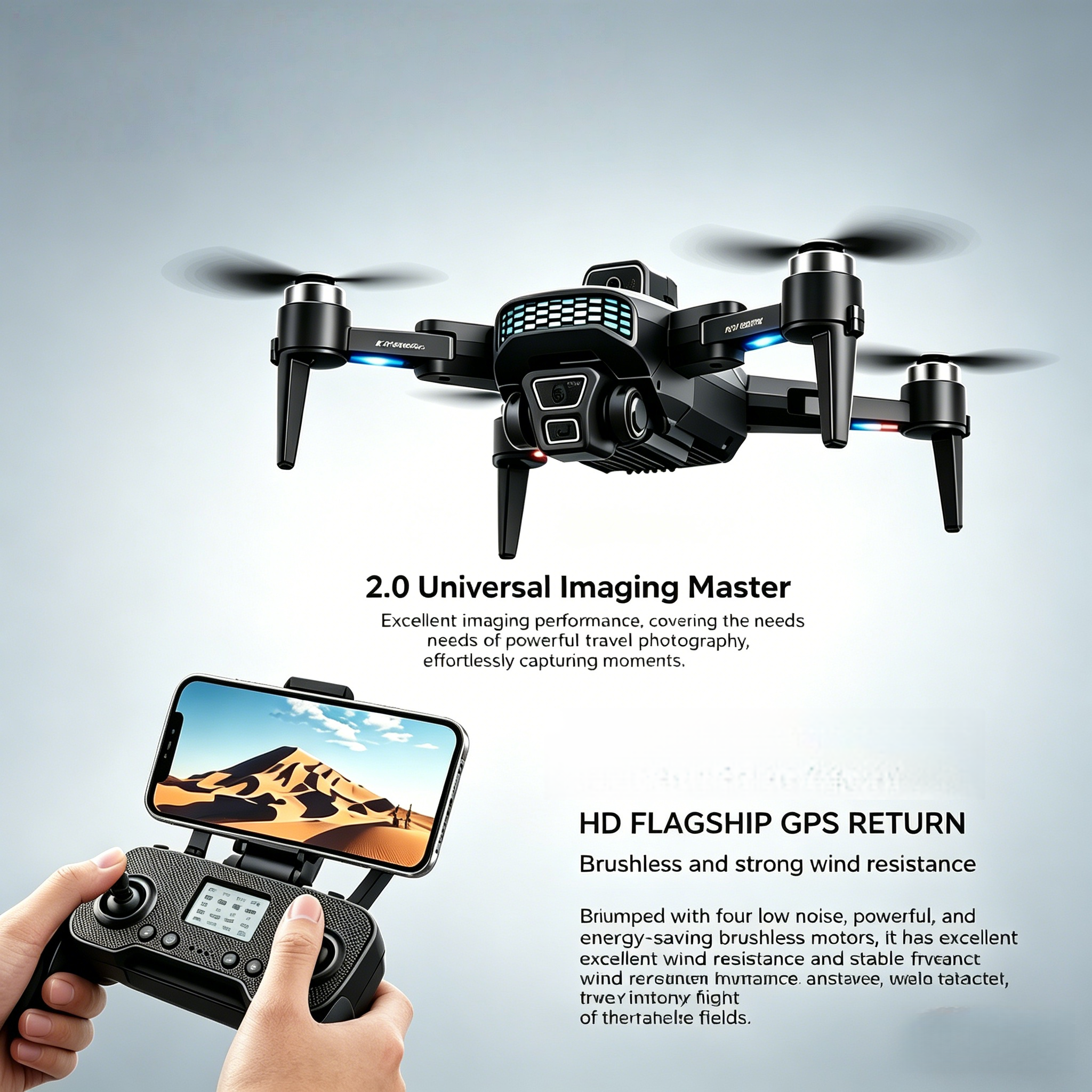 Lenovo XT505 8K GPS Profession - Drone Camera Wide Angle incelemesi ve fiyatı