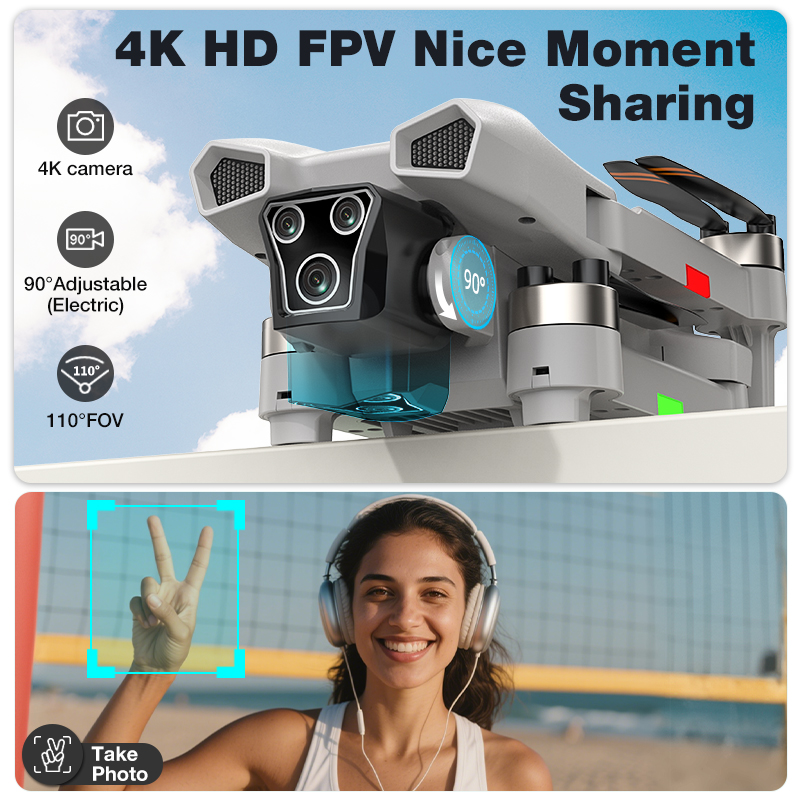 NEW Hot L017 Pro Drone Brushle - Drone Camera With Gimbal incelemesi ve fiyatı