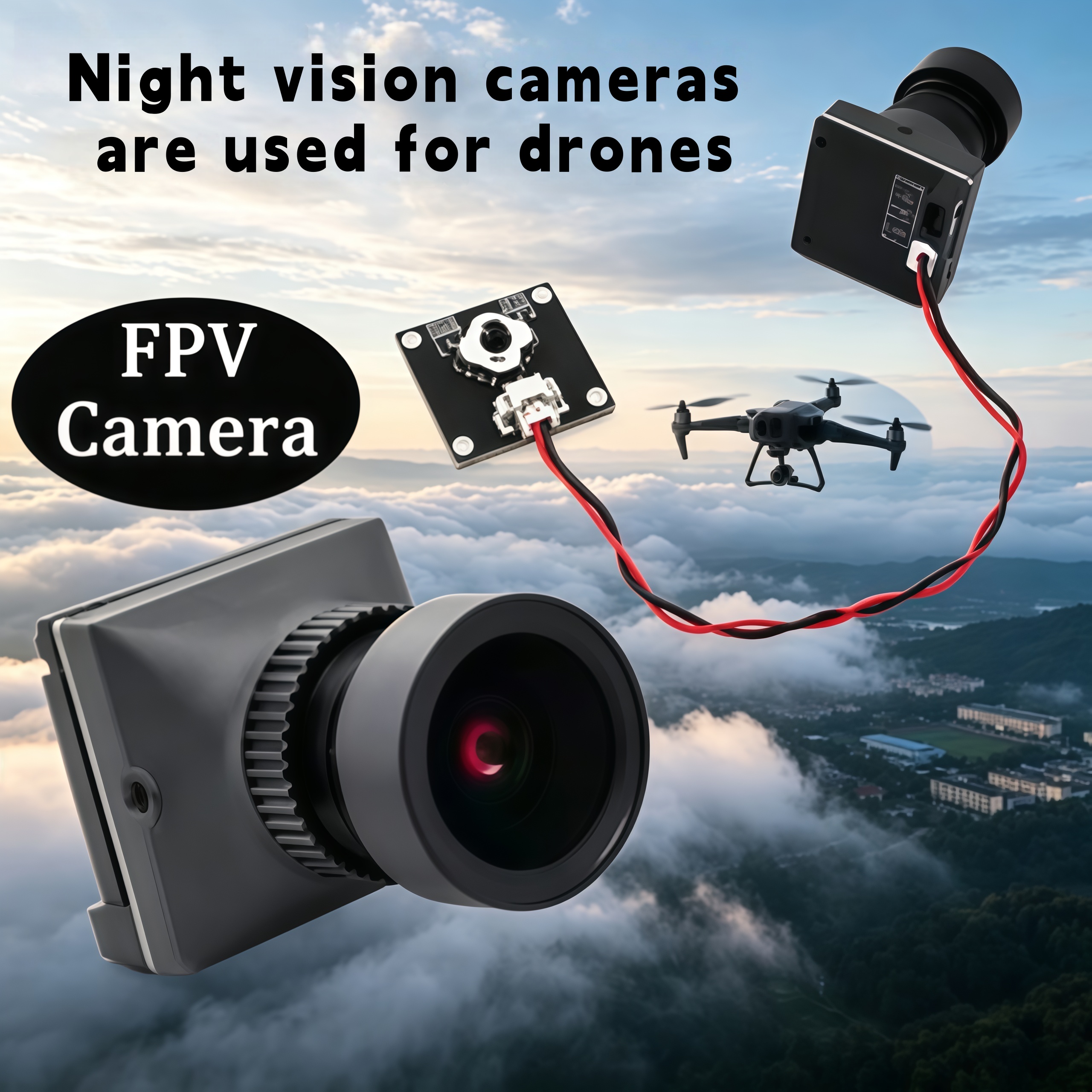 1500TVL HD CADDX Snail FPV Cam - Drone Camera Hd incelemesi ve fiyatı