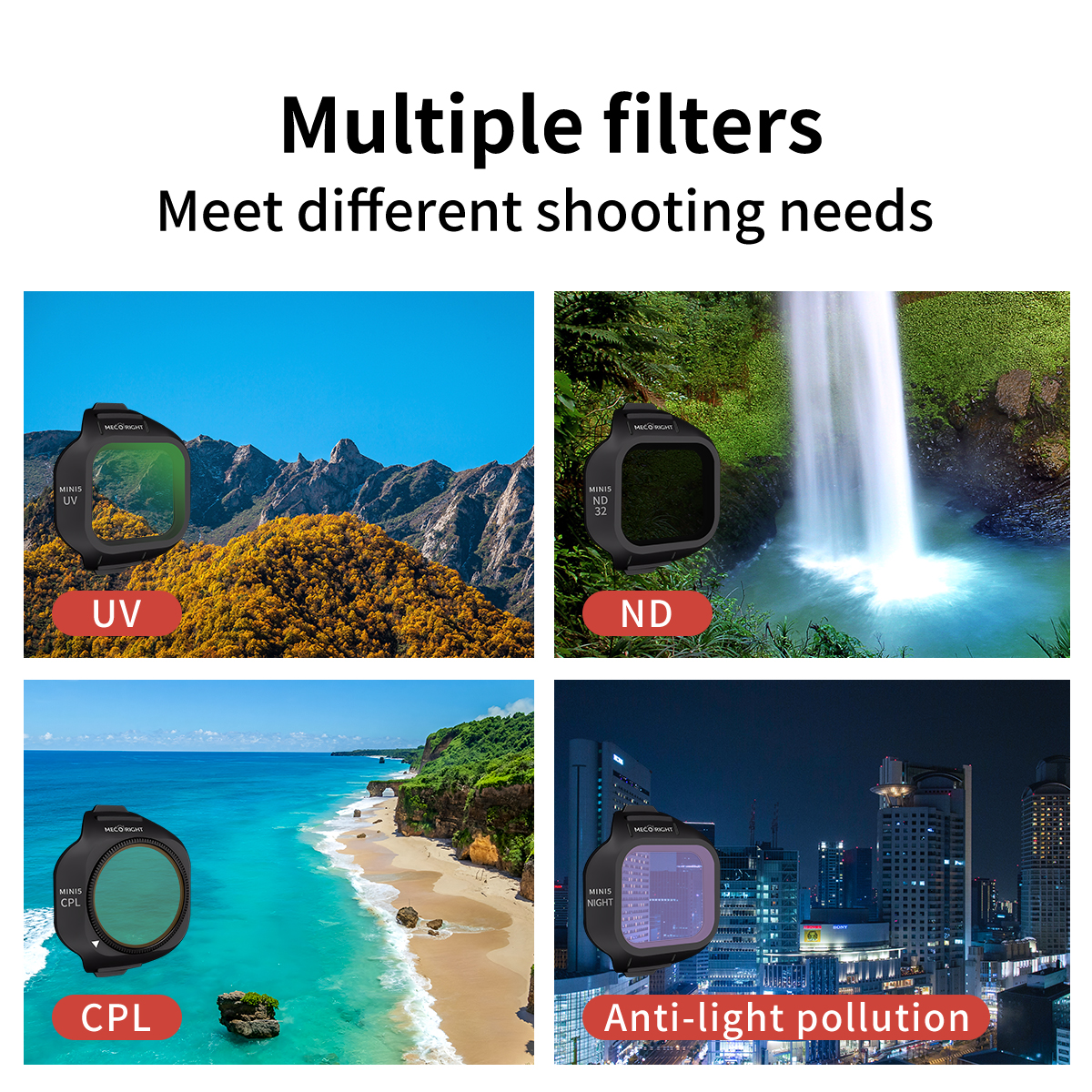 Mecoright Applies DJI Mini5 Pr - Drone Camera Filter incelemesi ve fiyatı